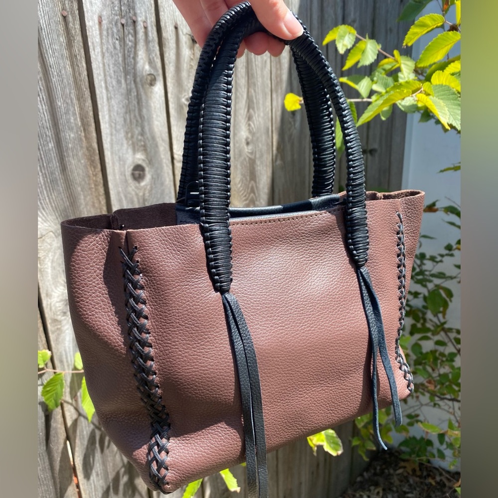 NWT Callista Bicolor Topstitch Mini Tote
Bag - Picture 4 of 14